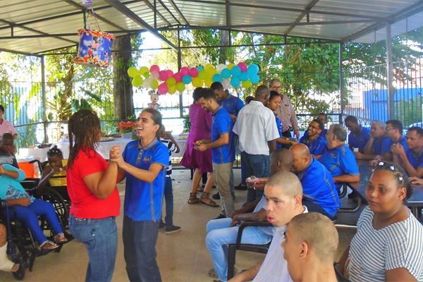 RNT organizes party at home for disabled children