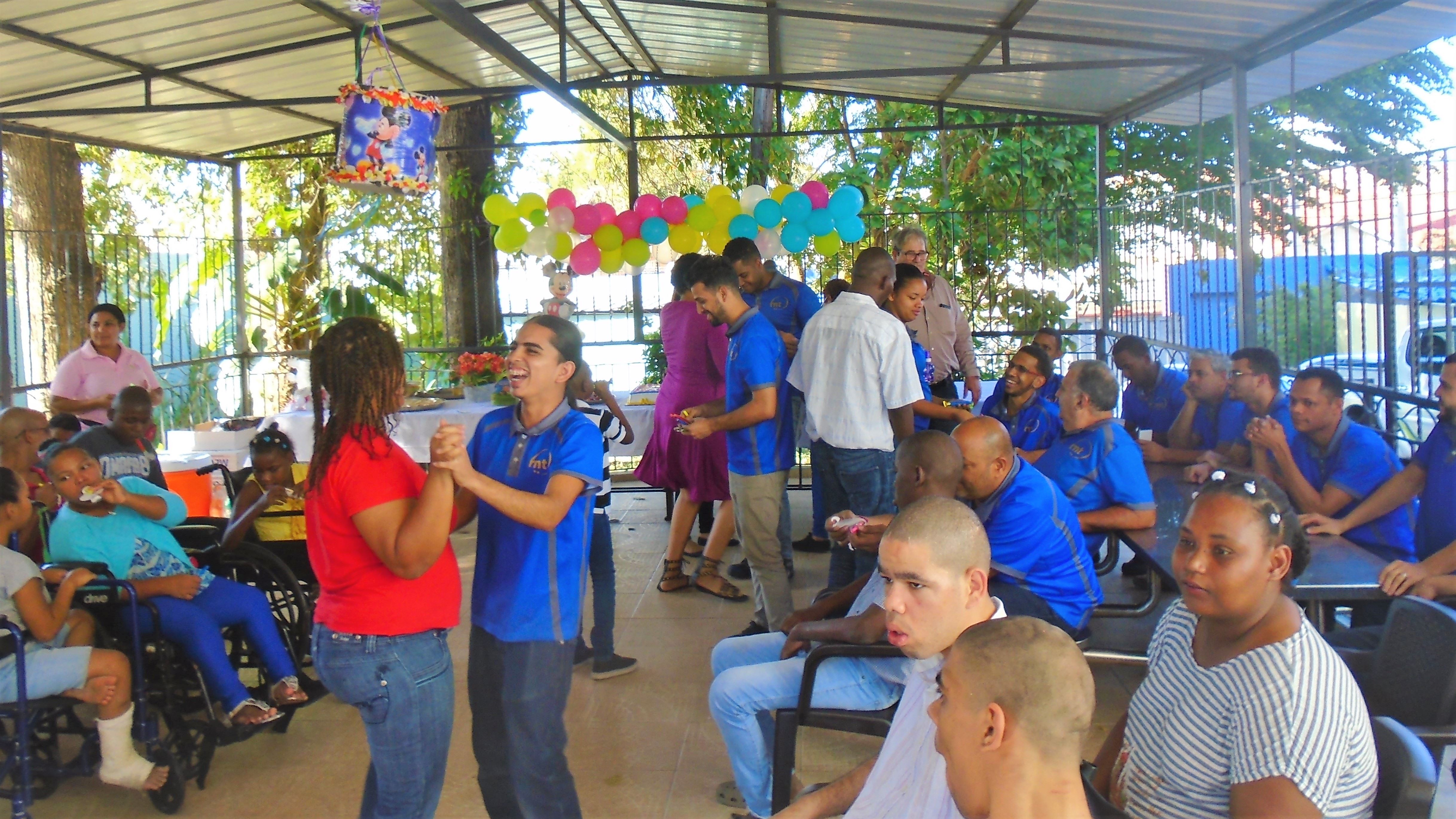 RNT organizes party at home for disabled children