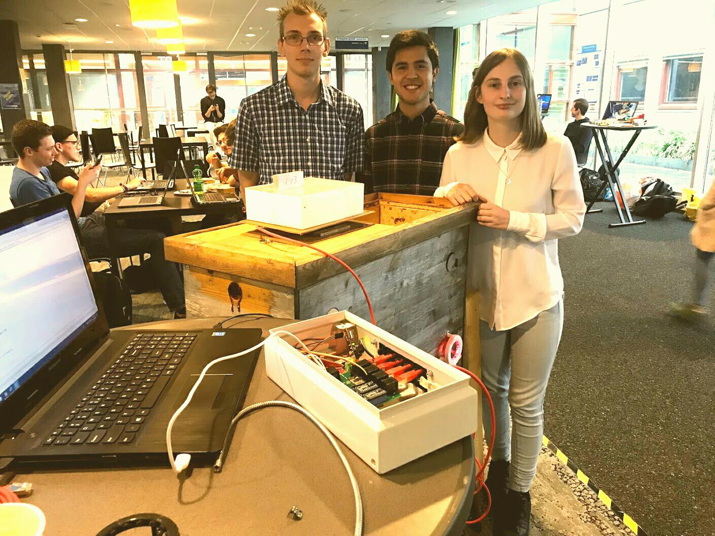 Tembo interns make automated bee monitor for our beehives